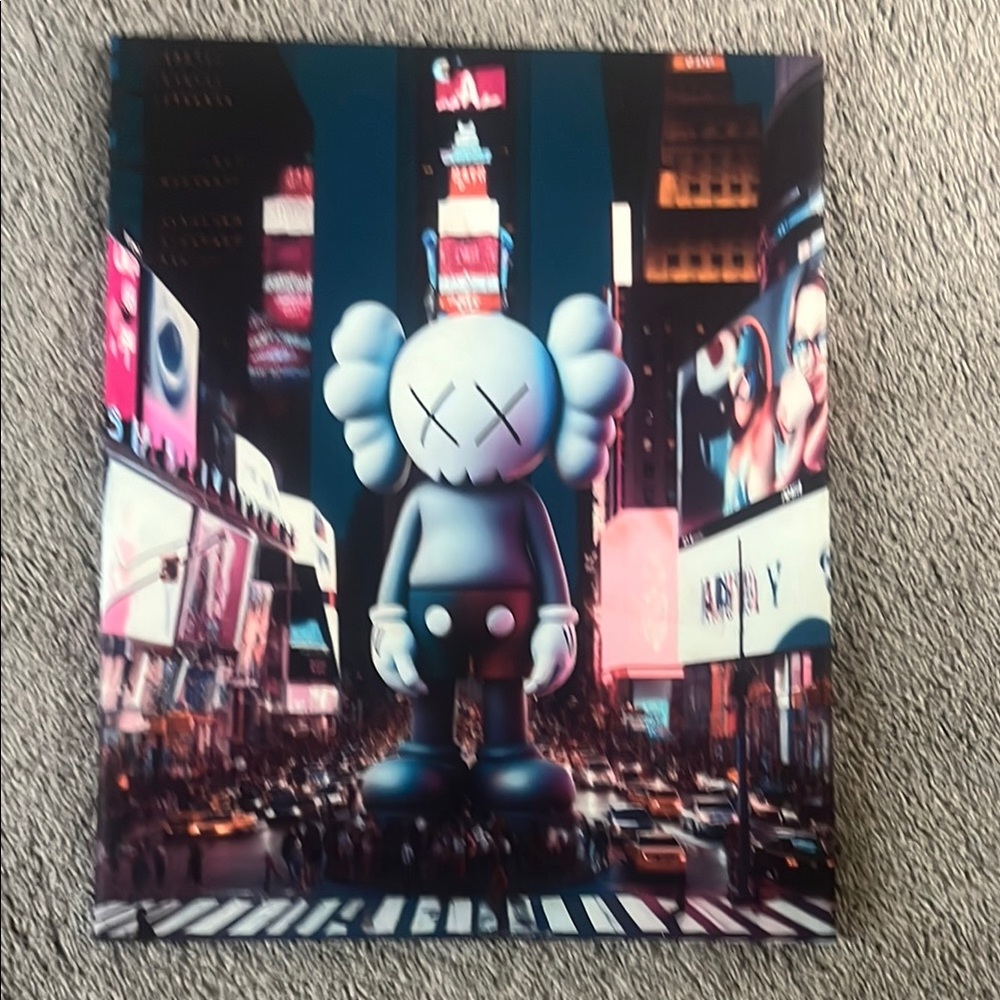Street Art Canvas with Iconic Character